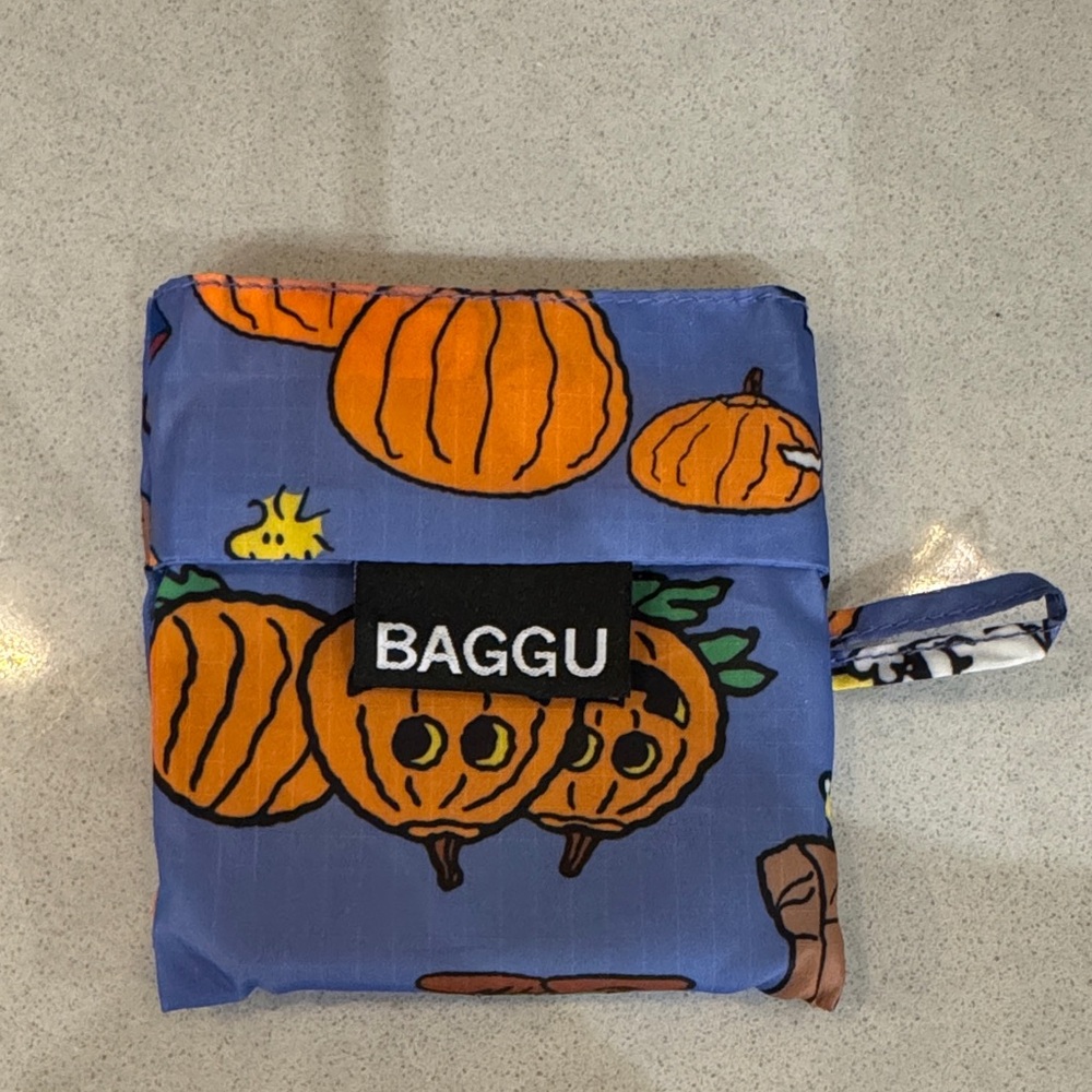 BAGGU Charlie Brown Great Pumpkin Pouch